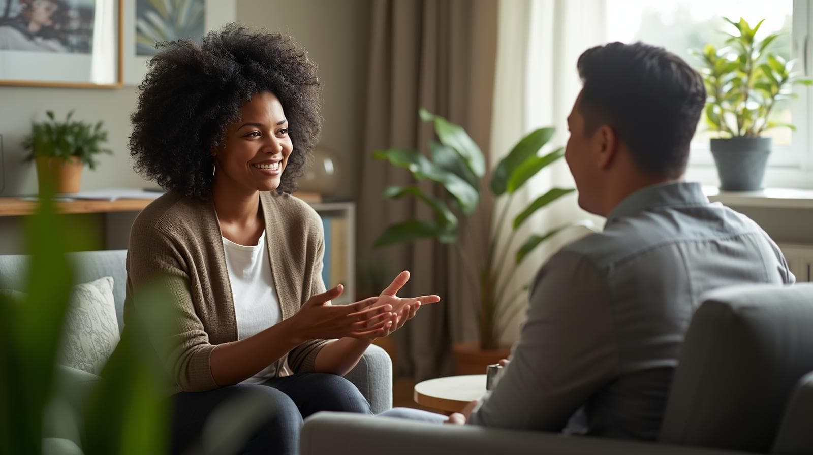 Professional counseling setting with a focus on mentorship